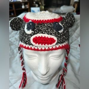 Handmade Knitted Monkey Hat